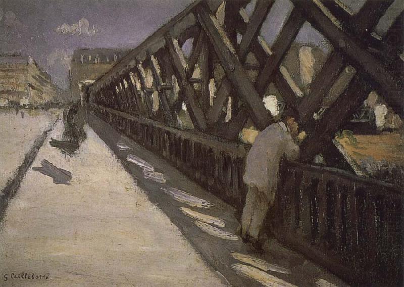 Study of pier, Gustave Caillebotte